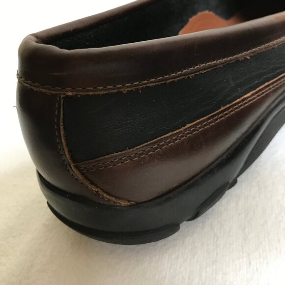 Allen Edmonds Men Size 13 D Boulder Venetian Driving Two Tone Leather Loafer - Picture 15 of 15